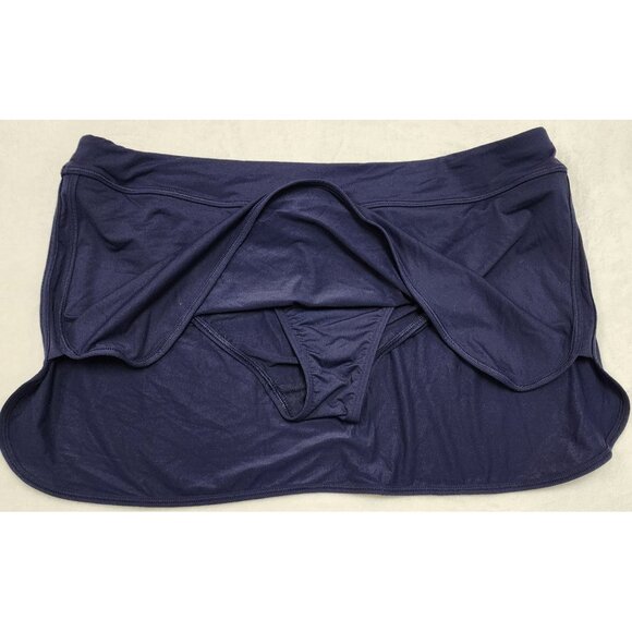 Athleta Tidal Swim Skirt Navy Large - Picture 6 of 8